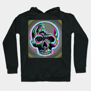 Skull portrait three. Hoodie